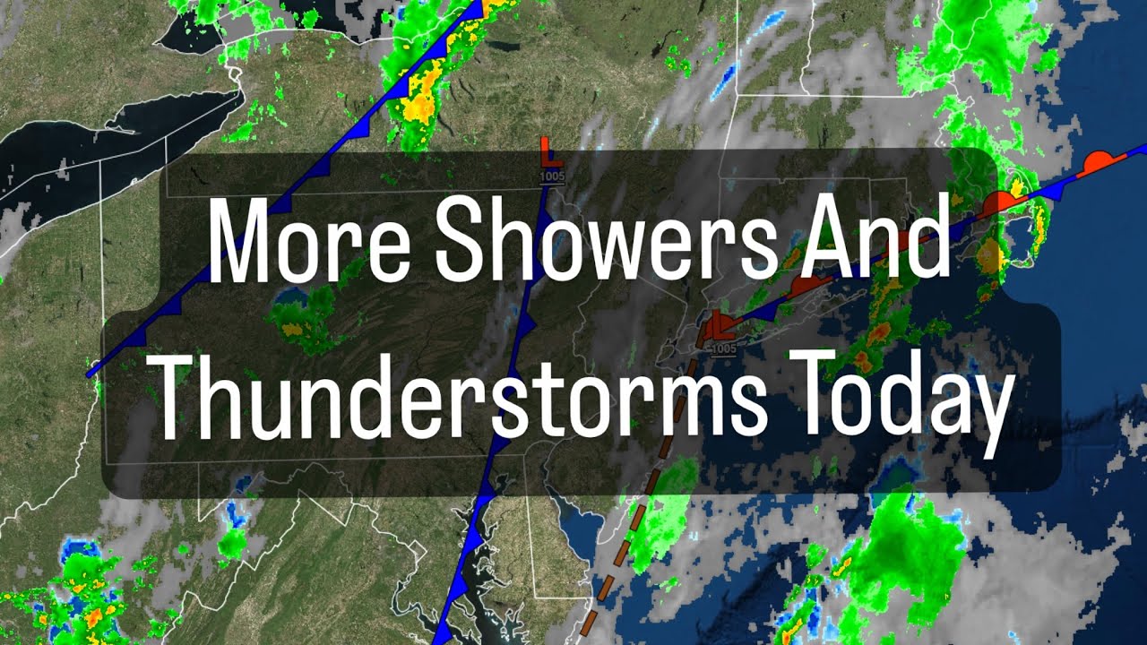 More Showers And Thunderstorms Today - YouTube