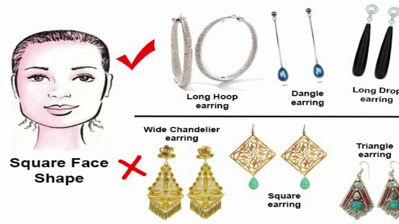 how to choose best earings according to face shape..... - YouTube