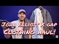 JOHN ELLIOTT X GAP X GQ CLOTHING HAUL!! HOODIES, TEE'S & JACKETS!