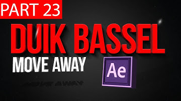 Duik Bassel Tutorial Part 23 of 30 Move Away|After Effects,Motion Graphics,2D Animation,Rigging