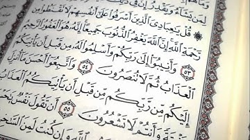 من سورة الزمر بصوت زايد العطيه