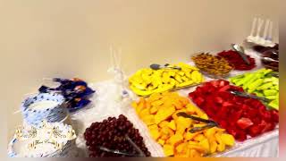 FAOS EVENTS MESA DE POSTRES, FRUTAS Y BOTANAS 