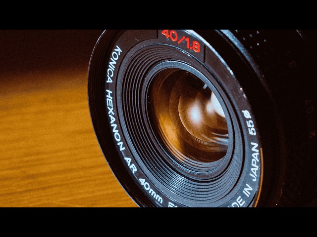 Best Lens Ever Purchased - Konica 40mm 1.8 - YouTube