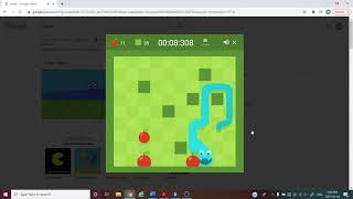 Google Snake 25 Apples Wall Mode Speedrun (WR)