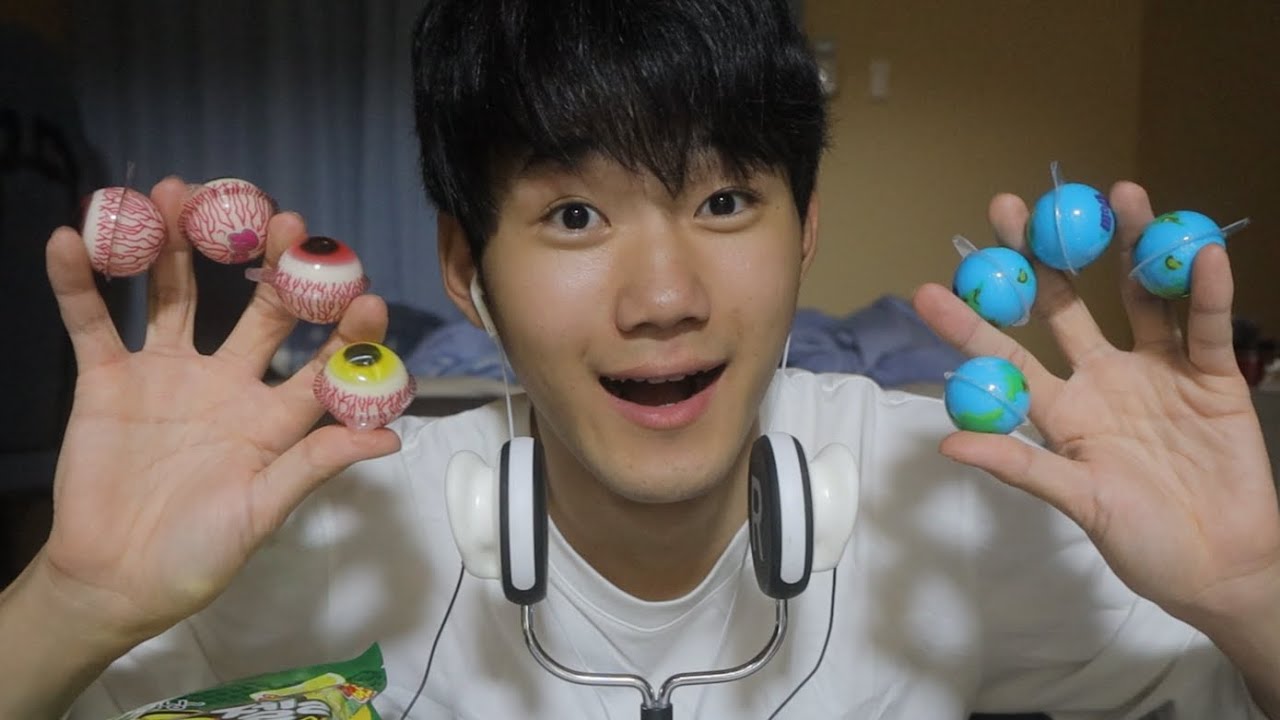 【ASMR】地球グミを食べる🌏🌎🌍【Eating Sounds】Planet gummi