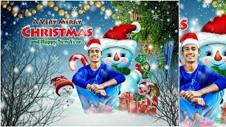 Merry Christmas Special Photo Editing Toturia 2018 |Professional Design Photo Edit screenshot 2
