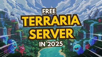 How To Make A Free Terraria Server In 1 Minute In 2025