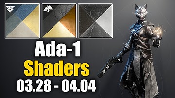 GET This BLACK & WHITE SHADER at ADA-1 03.28.2023 / 04.04.2023