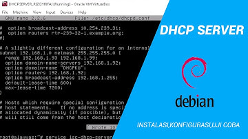 Instalasi dan konfigurasi DHCP Server Debian 7 | Rizqy Rifai