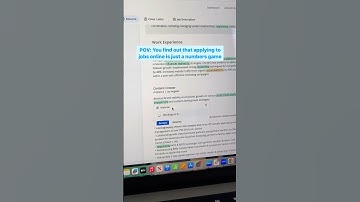 Work smarter, not harder 💡 by using AI to help your job search #jobsearch #resume #ai #jobhunt