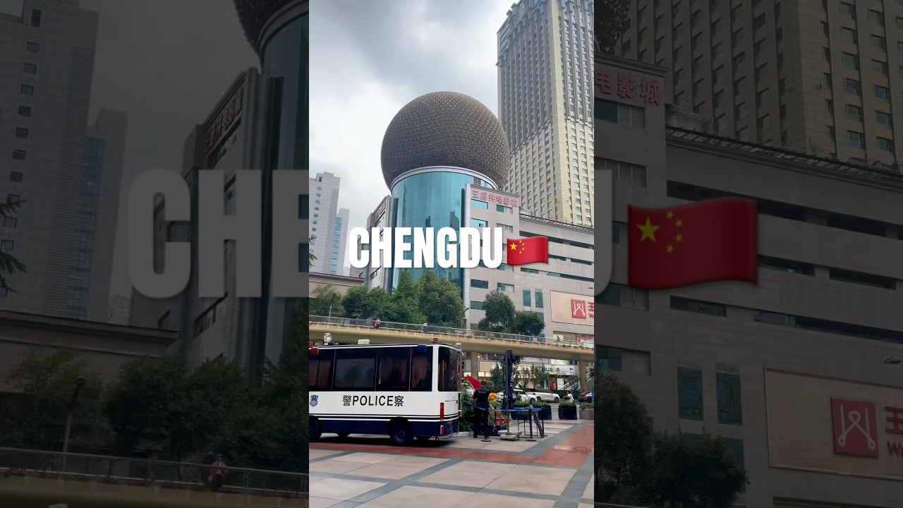 Chengdu China Megacity downtown🇨🇳 