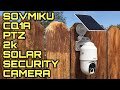 Awesome Solar Powered Pan Tilt Zoom Security Camera SOVMIKU CQ1A