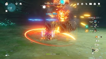 C0 Hu Tao Perpetual Mechanical Array speed kill. (no burst)