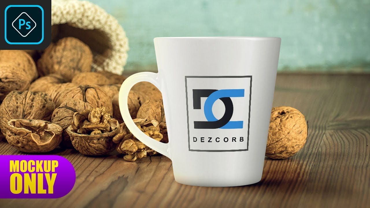 Realistic Mug PSD Mockup for Photoshop | Free Download Link
