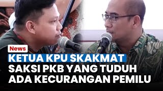 DEBAT PANAS Ketua KPU Skakmat Saksi PKB yang Klaim Anggota KPPS Disuap tapi Tak Ada Bukti