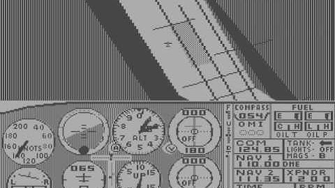 subLOGIC Flight Simulator II for Data General One