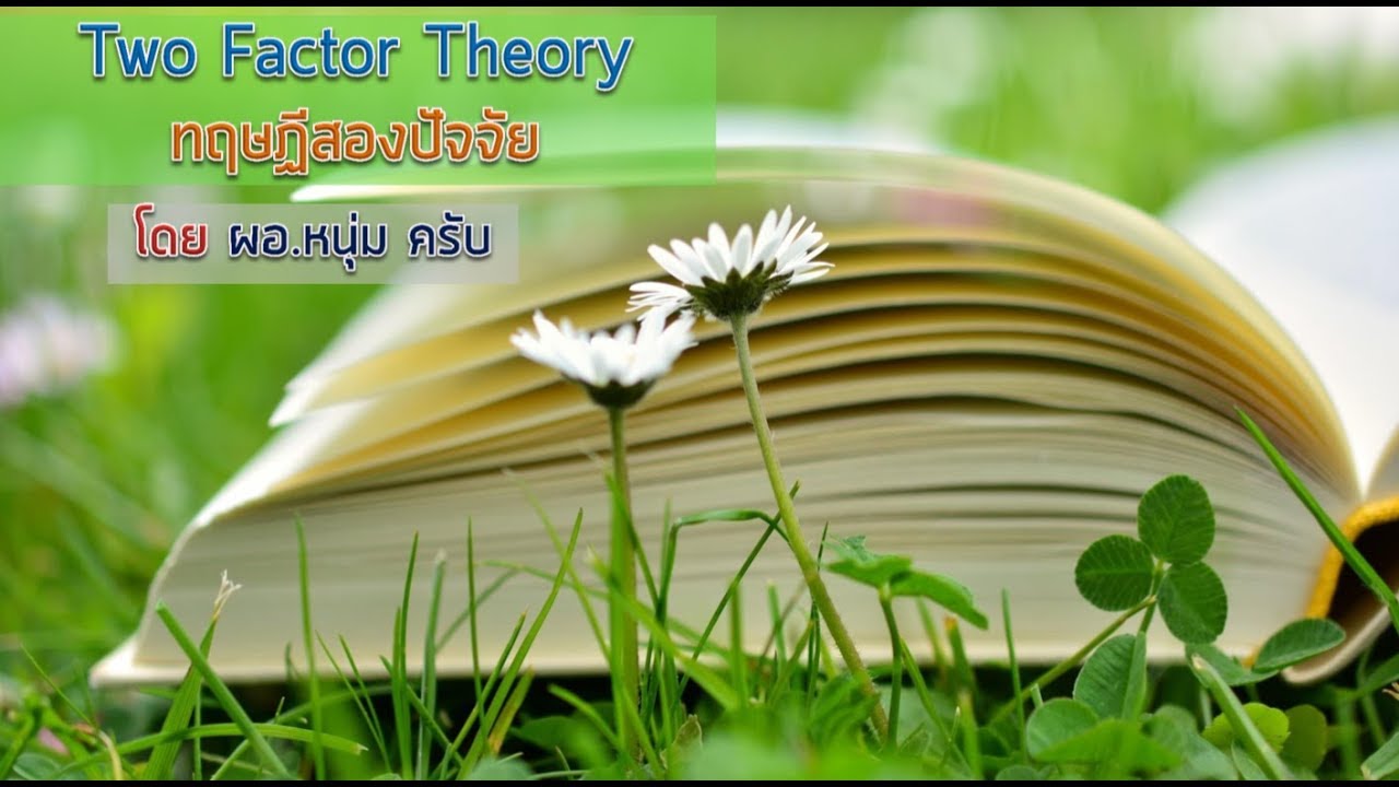 ทฤษฎีสองปัจจัย Two Factor Theory