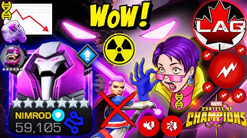 UNREAL 7⭐NIMROD NUKE IS BACK!! RIP Mutants! Cap Britain Counter?! I Was Wrong About NimGod... - MCOC