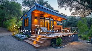 Explore This Ultra-Modern Tiny Eco Home: Sustainable Living at Its Finest!