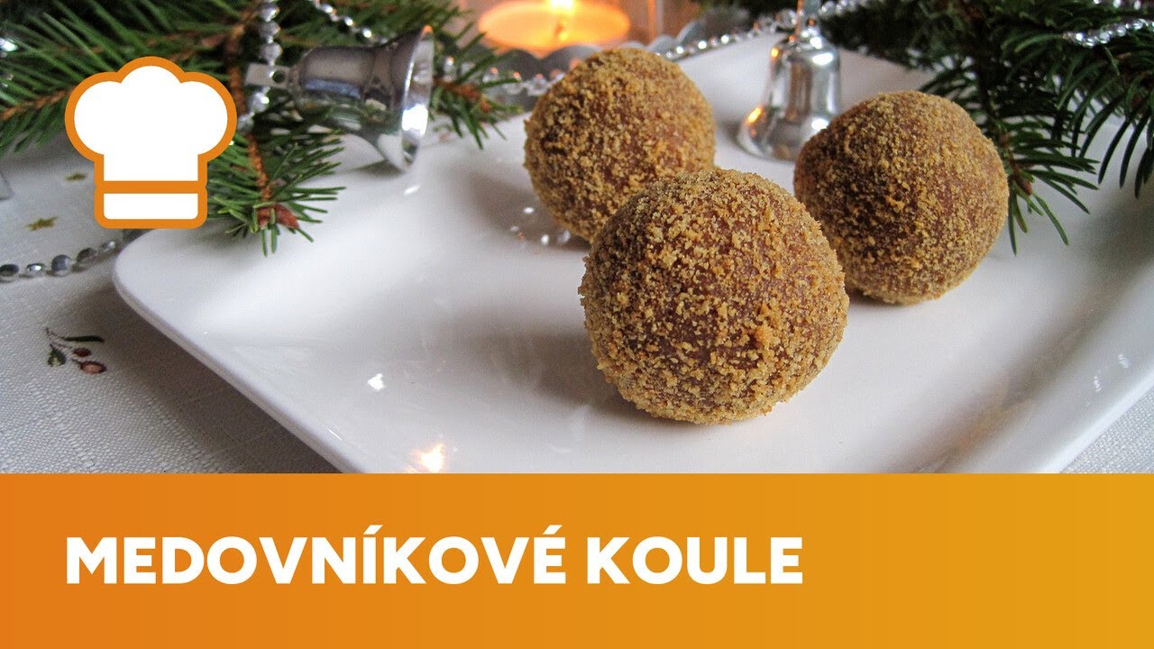Medovníkové koule perfektně zapadnou mezi oblíbené druhy cukroví