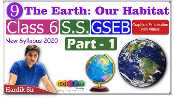 Class 6 | 9. The Earth : Our Habitat ( Part - 1 ) | GSEB | New Book | Hardik Sir | iEduClass 🙏🔥🙏