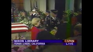 Richard Nixon's Funeral Excerpt on C-SPAN, April 27th, 1994