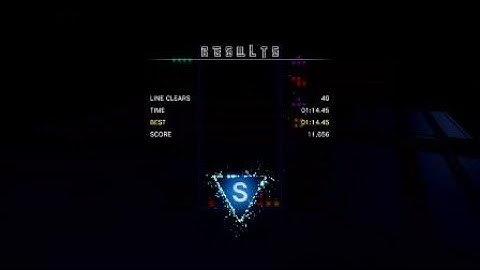 Tetris® Effect - Sprint Best Time S Rank
