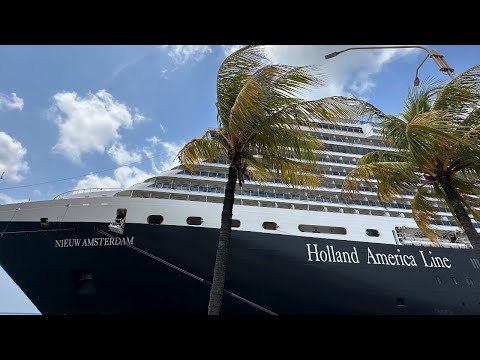 Vidéo: Nieuw Amsterdam Cruise Ship - Bars et salons