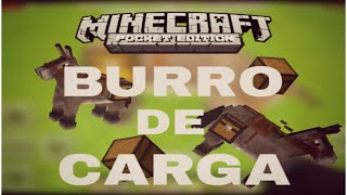 Como Fazer um Burro De Carga MCPE 0.15.0 ( Minecraft Pocket Edition )