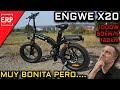 Pruebo una SUPER BICI ELÉCTRICA / ENGWE X20 1000W / Muy bonita pero.... / review / test / opinión