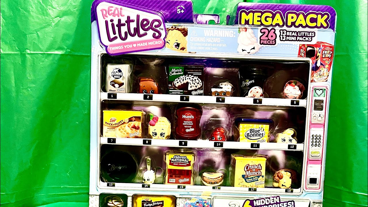 Shopkins Real littles unboxing part 5 adorable rare Shopkins real