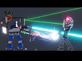 Super Giant Mechs Fighting Each Other In People Playground Vol.3