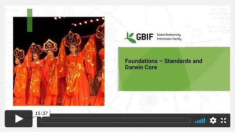 Foundations Standards Darwin Core