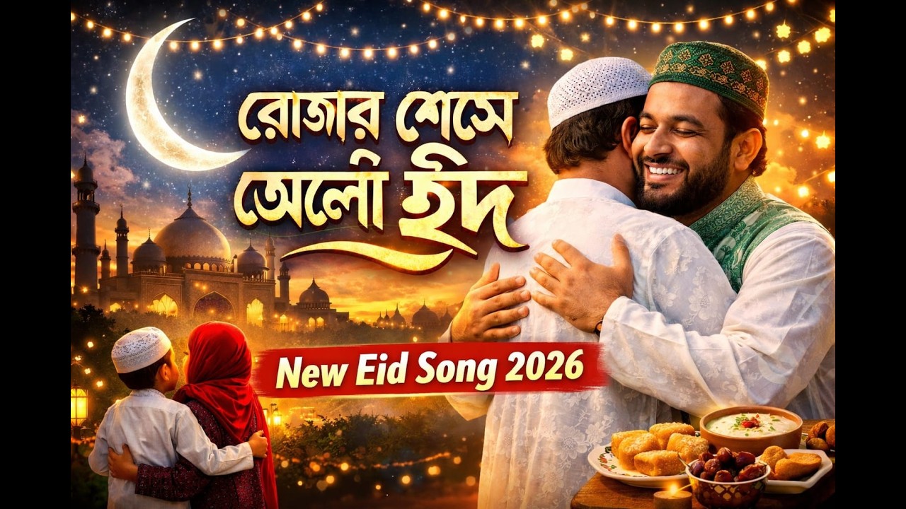 রোজার শেষে এলো ঈদ | Official Eid Song 2026 | Bangla Eid Festival Song ...