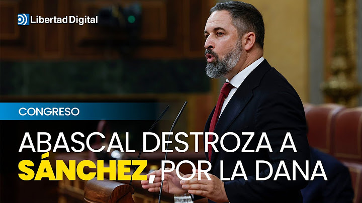 El duro discurso de Abascal a Sánchez: "No dirige un Gobierno, dirige una macro-red de corrupción"