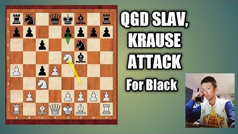 QGD SLAV, KRAUSE ATTACK #1