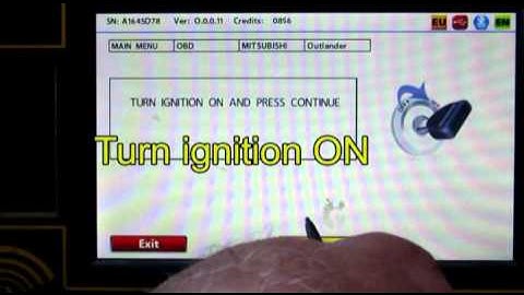 Key and remote programming for Mitsubishi Outlander 2014 zedfull שכפול מפתח מיצובישי אאוטלנדר עם