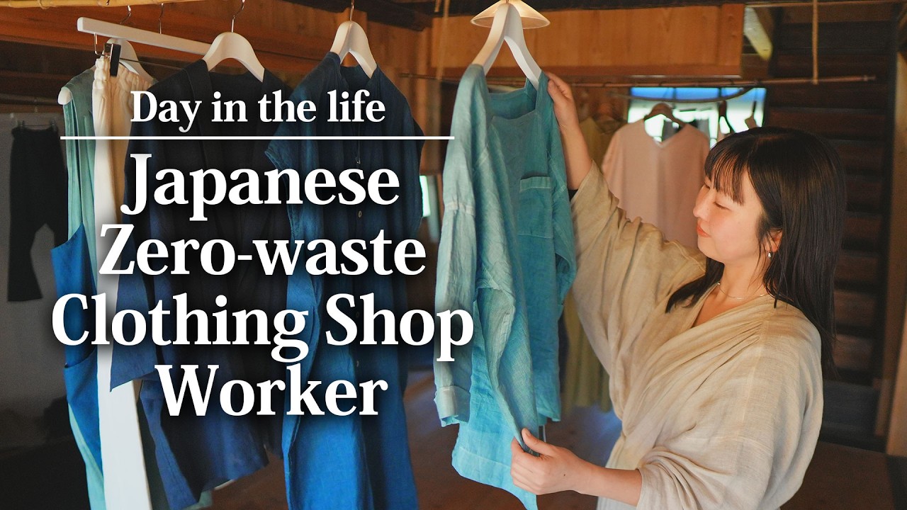 Day in the Life of a Japanese Zero-waste Clothing Shop Worker in a Remote Village