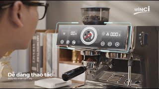 Máy Pha Cà Phê Winci Em58 Pha Chế Chuẩn Quán, Gói Gọn Ngay Tại Nhà