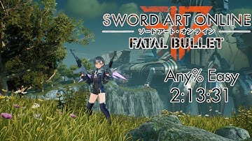 Sword Art Online: Fatal Bullet Any% Easy in 2:13:31 (Obsolete)