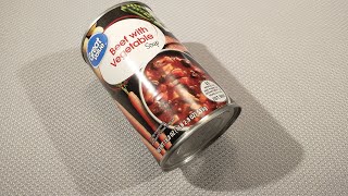 Trying Great Value Beef With Vegetable Soup (Walmart Brand)