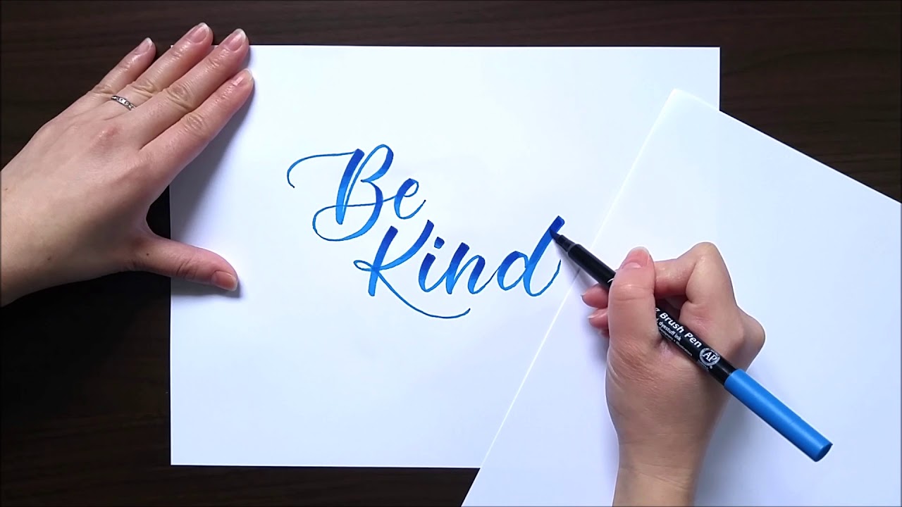 Brush Lettering for Beginners: Blending Brush Pens