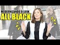 LOOK TODO PRETO - Como modernizar no dia a dia? Vitória Portes