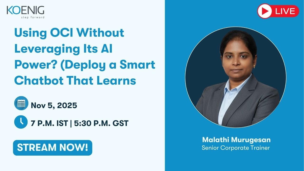 Using OCI Without Leveraging Its AI Power? (Deploy a Smart Chatbot That Learns