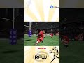 Breaking the Defensive Line for a Double Try! 😳