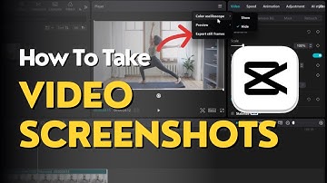 How To Take Video Screenshots in CapCut PC