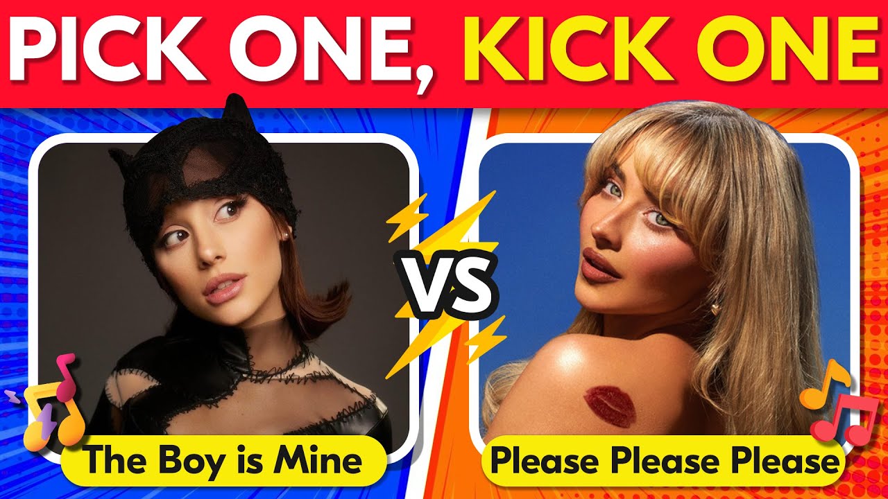 Pick One Kick One - SONG BATTLE for the Most Popular Songs π€π΅ | Music Quiz Pick One Kick One - SONG BATTLE for the Most Popular Songs π€π΅ | Music Quiz