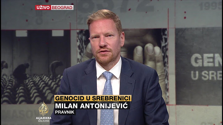 Antonijević: Srbija 11. jula zaista mora imati poštovanje prema genocidu u Srebrenici