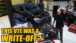Stripping a Perfectly good Holden VF Ute For The Engine!