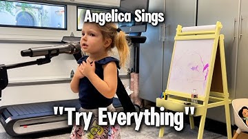 3-Year-Old Angelica Nero Sings - “Try Everything" | Popular Song from Zootopia by Shakira!